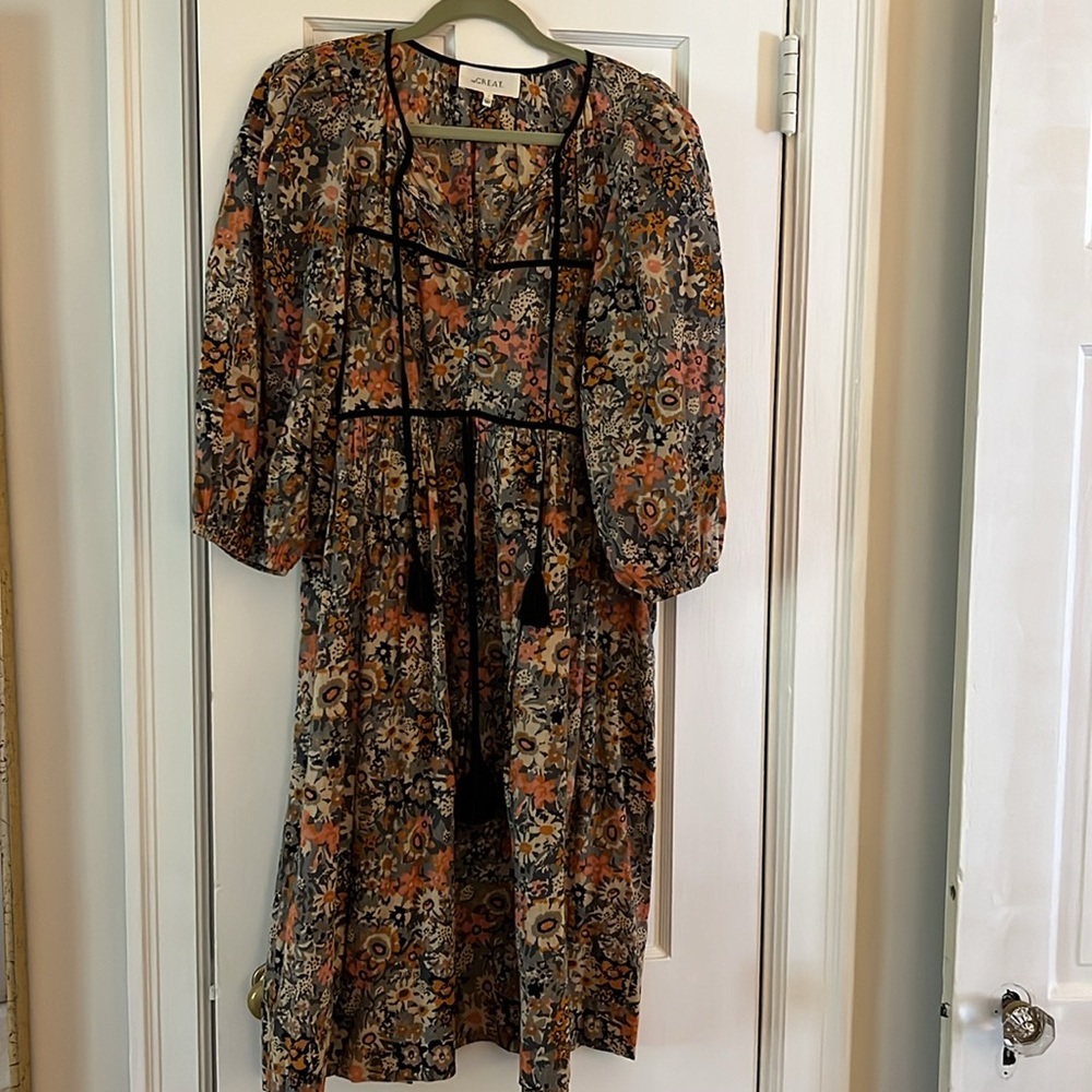 The Great. Fall floral dress